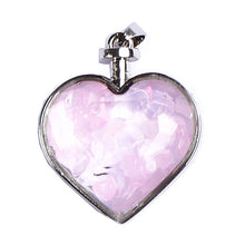 Load image into Gallery viewer, 1PC Fashion Simple Crystal Glass Pendant Heart Ladies Jewelry Rose Quartz Amethyst Mineral For Women Jewelry Couple Gift