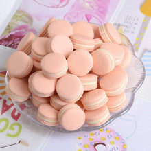 Load image into Gallery viewer, 20Pcs Simulation Miniature Macaron Flat back Resin Cabochon Kawaii Food Play Fit Phone Decoration DIY Scrapbooking Craft 23*13mm
