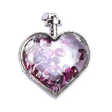 Load image into Gallery viewer, 1PC Fashion Simple Crystal Glass Pendant Heart Ladies Jewelry Rose Quartz Amethyst Mineral For Women Jewelry Couple Gift
