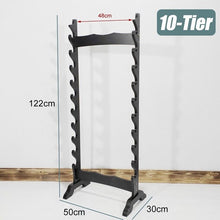 Load image into Gallery viewer, 1pcs Japanese Samurai Sword Wood Wall Mounted Decor Stand Samurai Sword Katana Bow Hanger Holder Rack Holder Bracket Display New
