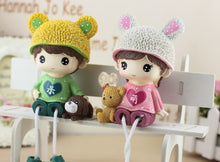 Load image into Gallery viewer, New creative romantic couple hanging feet doll home decoration wedding gift birthday gift resin crafts Pastoral  People
