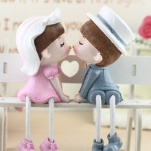 Load image into Gallery viewer, New creative romantic couple hanging feet doll home decoration wedding gift birthday gift resin crafts Pastoral  People
